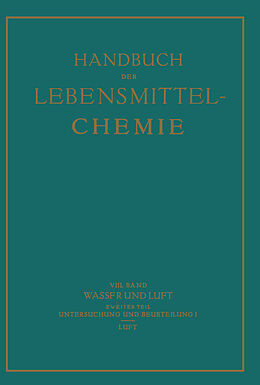 E-Book (pdf) Wasser und Luft von B. Bleyer, S. W. Souci