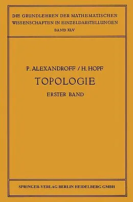 E-Book (pdf) Topologie I von Paul Alexandroff, H. Hopf
