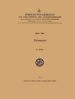 E-Book (pdf) Toleranzen von W. Kühn