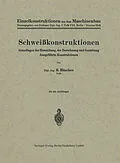 E-Book (pdf) Schweißkonstruktionen von R. Hänchen