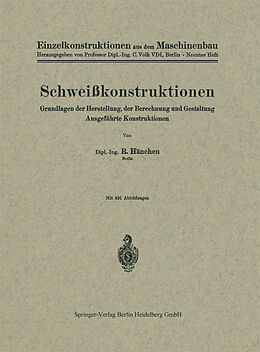 E-Book (pdf) Schweißkonstruktionen von R. Hänchen