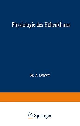 E-Book (pdf) Physiologie des Höhenklimas von A. Loewy