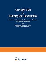 E-Book (pdf) Jahresheft 1924 des Phänologischen Reichsdienstes von E. Werth