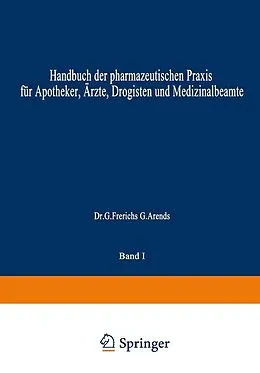 E-Book (pdf) Hagers Handbuch der Pharmazeutischen Praxis von Hermann Hager, NA Frerichs, NA Arends