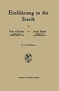 E-Book (pdf) Einführung in die Statik von Fritz Chmelka, Ernst Melan