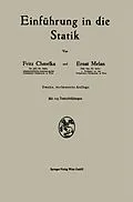 E-Book (pdf) Einführung in die Statik von Fritz Chmelka, Ernst Melan