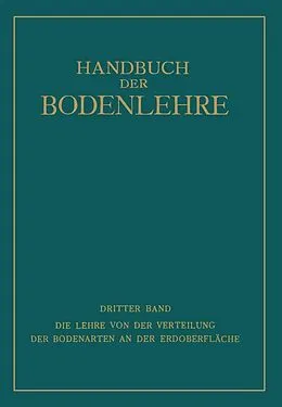 E-Book (pdf) Die Lehre von der Verteilung der Bodenarten an der Erdoberfläche von Edwin Blanck, Fritz Giesecke, Hermann Harrassowitz