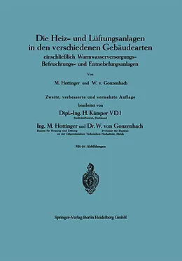 E-Book (pdf) Die Heiz- und Lüftungsanlagen in den verschiedenen Gebäudearten von Max Hottinger, Wilhelm von Gonzenbach