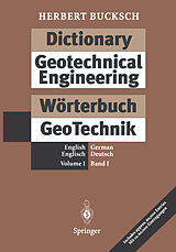 E-Book (pdf) Dictionary Geotechnical Engineering / Wörterbuch GeoTechnik von Herbert Bucksch