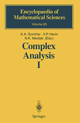 E-Book (pdf) Complex Analysis I von 