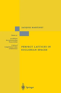 E-Book (pdf) Perfect Lattices in Euclidean Spaces von Jacques Martinet
