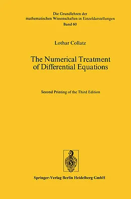 E-Book (pdf) The Numerical Treatment of Differential Equations von Lothar Collatz