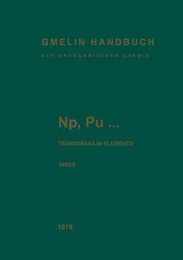 E-Book (pdf) Np, Pu... Transuranium Elements von Ursula Hettwer