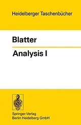 E-Book (pdf) Analysis I von C. Blatter