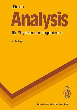 E-Book (pdf) Analysis für Physiker und Ingenieure von Klaus Jänich