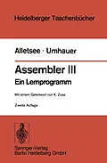E-Book (pdf) Assembler III von R. Alletsee, G. Umhauer
