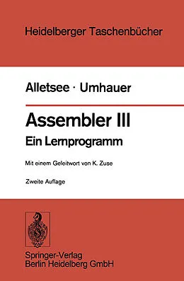 E-Book (pdf) Assembler III von R. Alletsee, G. Umhauer