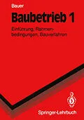 E-Book (pdf) Baubetrieb 1 von Hermann Bauer