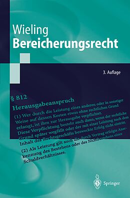 E-Book (pdf) Bereicherungsrecht von Hans Josef Wieling