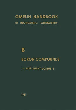 E-Book (pdf) B Boron Compounds von Karl Beeker, Thomas Onak