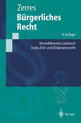 E-Book (pdf) Bürgerliches Recht von Thomas Zerres