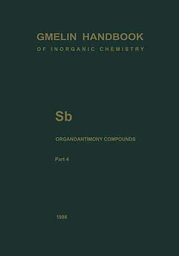 E-Book (pdf) Sb Organoantimony Compounds Part 4 von Markus Wieber