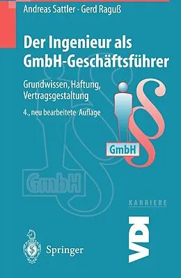 E-Book (pdf) Der Ingenieur als GmbH-Geschäftsführer von Andreas Sattler, Gerd Raguß