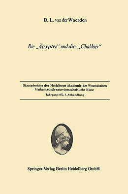 E-Book (pdf) Die Ägypter und die Chaldäer von Bartel Leendert van der Waerden