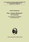 E-Book (pdf) Eine Summa Medicinae bei Avicenna von Heinrich Schipperges