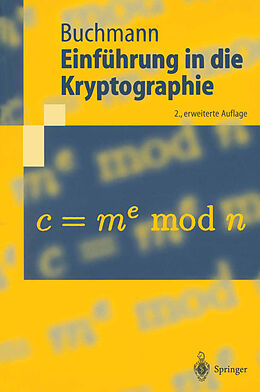E-Book (pdf) Einführung in die Kryptographie von Johannes Buchmann