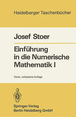 E-Book (pdf) Einführung in die Numerische Mathematik I von J. Stoer