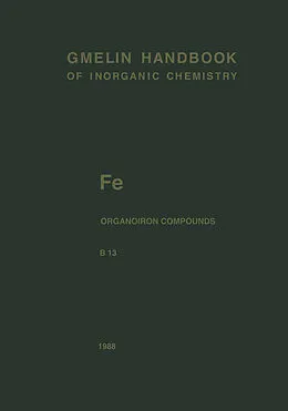 E-Book (pdf) Fe Organoiron Compounds Part B13 von Christa Siebert