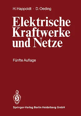 E-Book (pdf) Elektrische Kraftwerke und Netze von H. Happoldt, D. Oeding