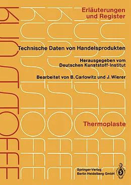 E-Book (pdf) Thermoplaste von Dr.-Ing. Bodo Carlowitz, Dipl.-Chem. Jutta Wierer