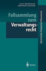 E-Book (pdf) Fallsammlung zum Verwaltungsrecht von Ralf Brinktrine, Berthold Kastner