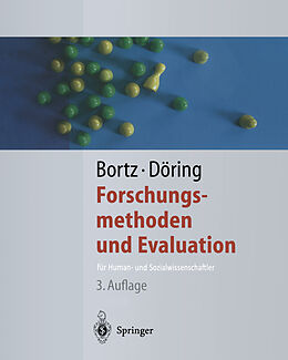 E-Book (pdf) Forschungsmethoden und Evaluation von Jürgen Bortz, Nicola Döring