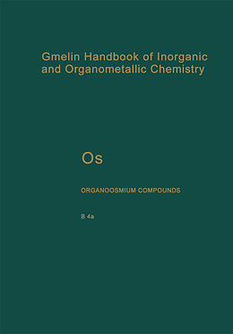 Kartonierter Einband Os Organoosmium Compounds von Karin Greiner, Petra Olms-Keller