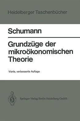 E-Book (pdf) Grundzüge der mikroökonomischen Theorie von J. Schumann