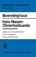 E-Book (pdf) Hals-Nasen-Ohrenheilkunde für Medizinstudenten von H.-G. Boenninghaus