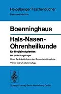 E-Book (pdf) Hals-Nasen-Ohrenheilkunde für Medizinstudenten von H.-G. Boenninghaus