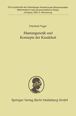 E-Book (pdf) Humangenetik und Konzepte der Krankheit von Friedrich Vogel