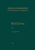 E-Book (pdf) Sc, Y, La-Lu Rare Earth Elements von Bärbel Sarbas, Wolfgang Töpper