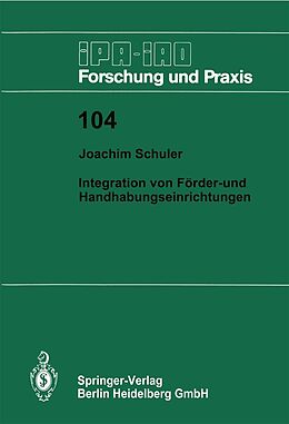 E-Book (pdf) Integration von Förder- und Handhabungseinrichtungen von Joachim Schuler
