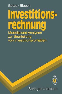 E-Book (pdf) Investitionsrechnung von Uwe Götze, Jürgen Bloech
