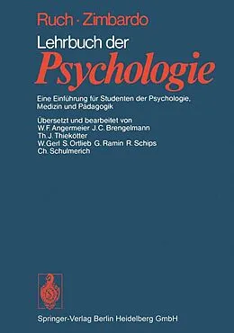 E-Book (pdf) Lehrbuch der Psychologie von F.L. Ruch, P.G. Zimbardo