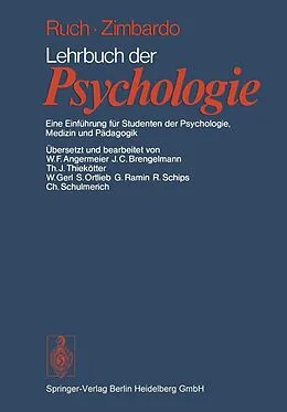 E-Book (pdf) Lehrbuch der Psychologie von F.L. Ruch, P.G. Zimbardo