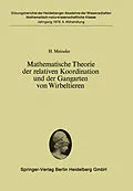 E-Book (pdf) Mathematische Theorie der relativen Koordination und der Gangarten von Wirbeltieren von H. Meineke