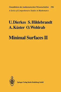 E-Book (pdf) Minimal Surfaces II von Ulrich Dierkes, Stefan Hildebrandt, Albrecht Küster