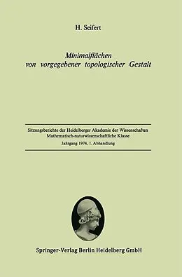 E-Book (pdf) Minimalflächen von vorgegebener topologischer Gestalt von Herbert Seifert