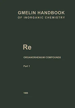 E-Book (pdf) Re Organorhenium Compounds von Manfred Winter